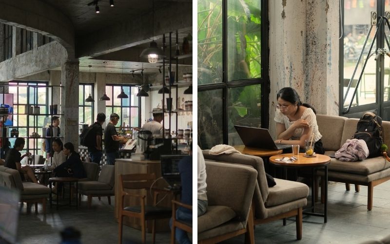 Thiết kế nội thất quán cafe 
